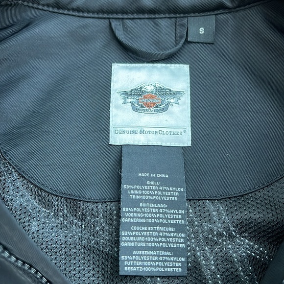Harley Davidson Bling Nylon Riding Jacket - Picture 4 of 4